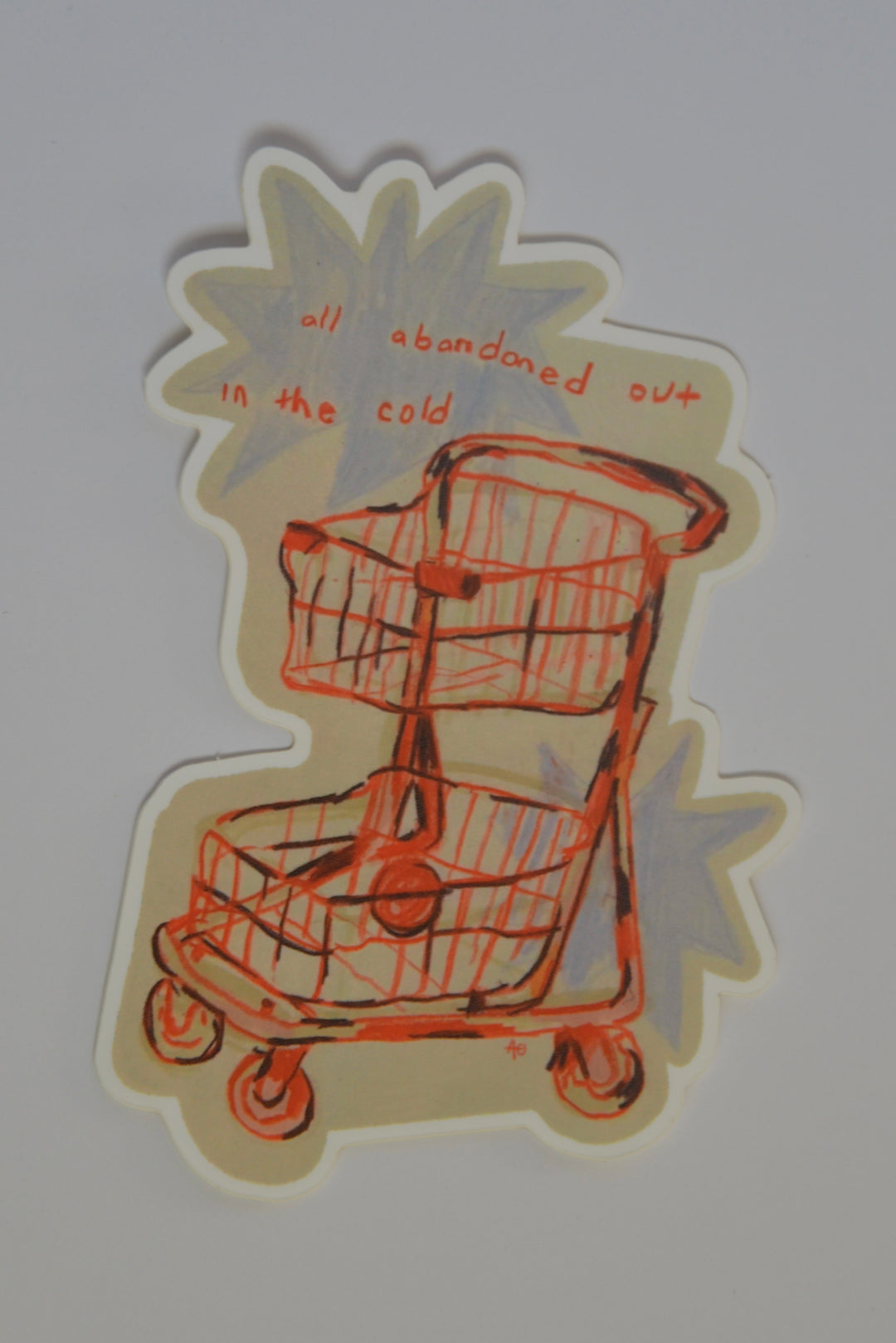 Shopping Cart Sticker