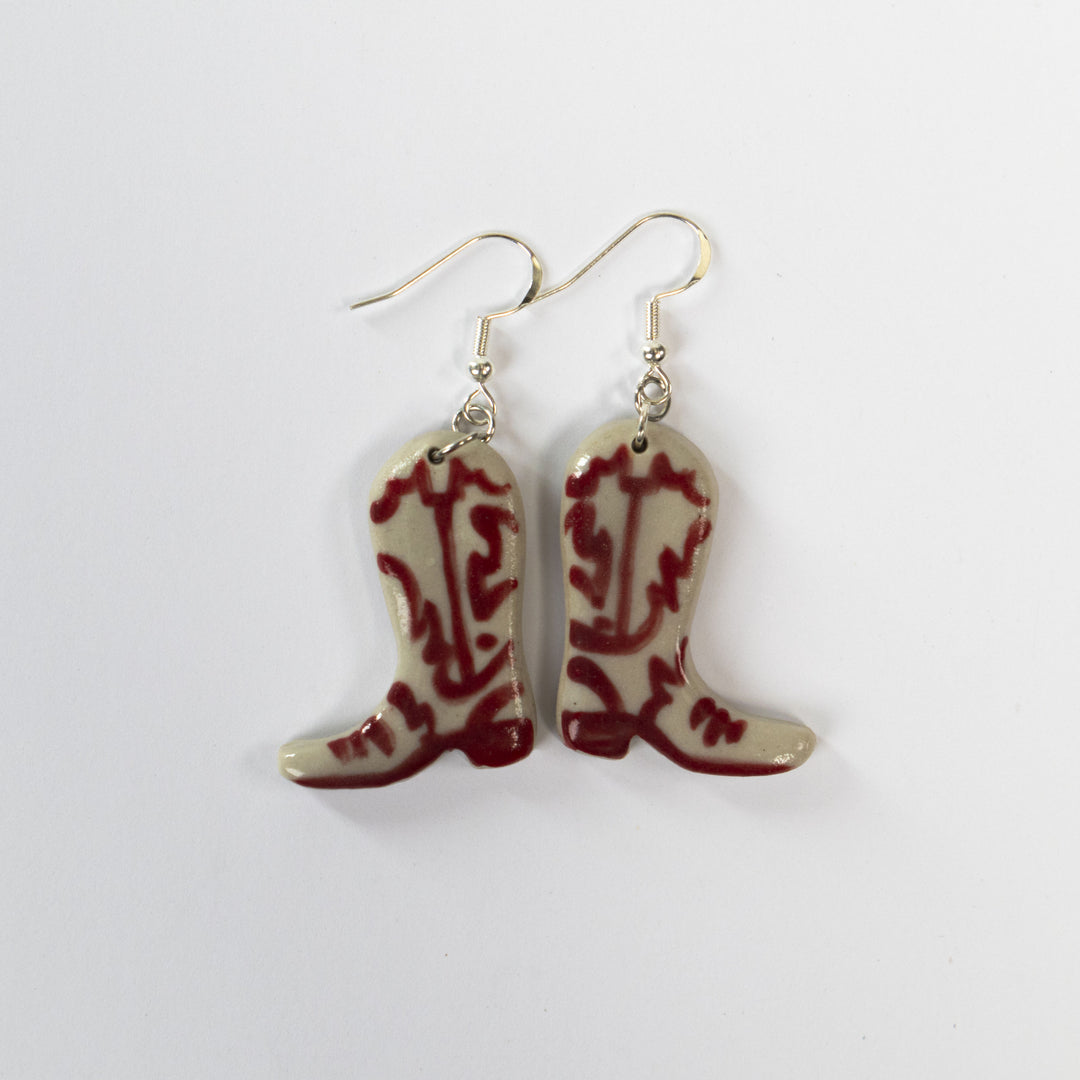 Limited Edition Stampede Cowboy Boot Earrings