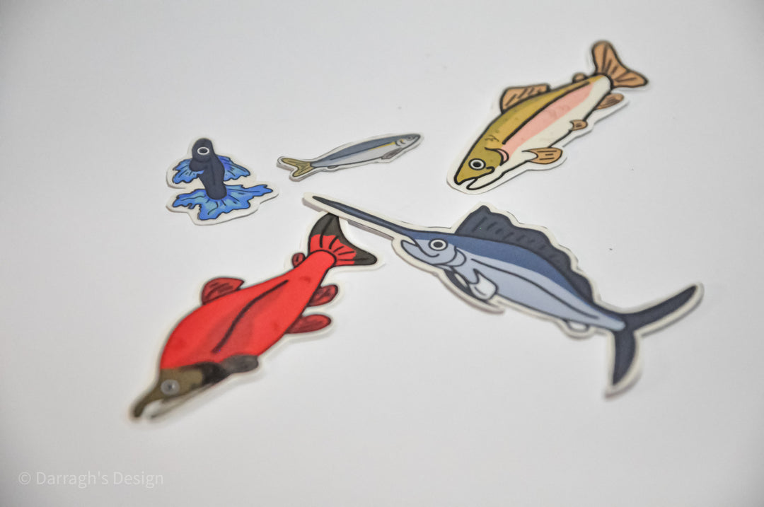 Catch of the Day Fish Stickers