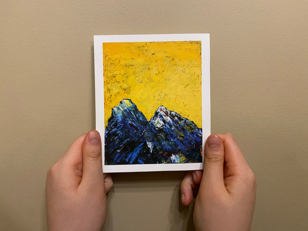 Abstract Mountainside - Print