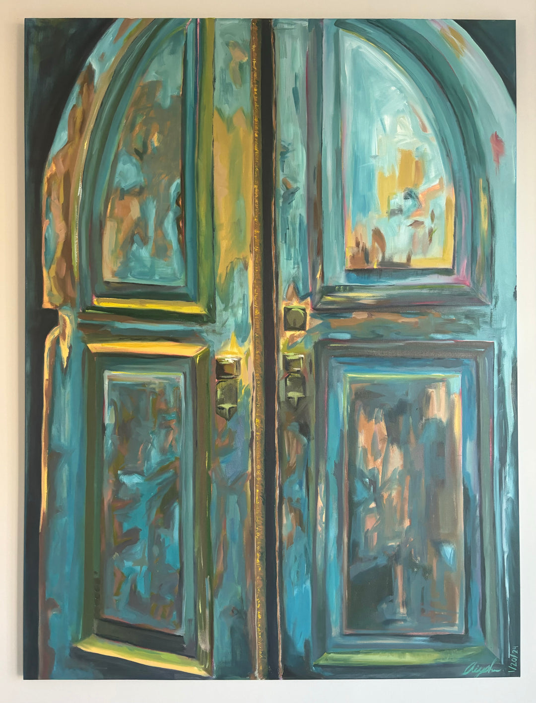 Door of the Old City, Painting