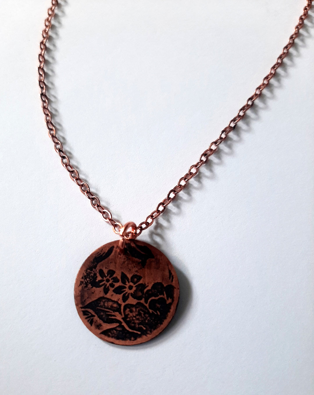 Floral Coin Amulet (Small Blossoms)