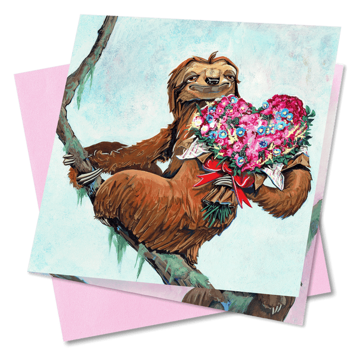 "Fresh Flowers" - Valentine's Day Greeting Card