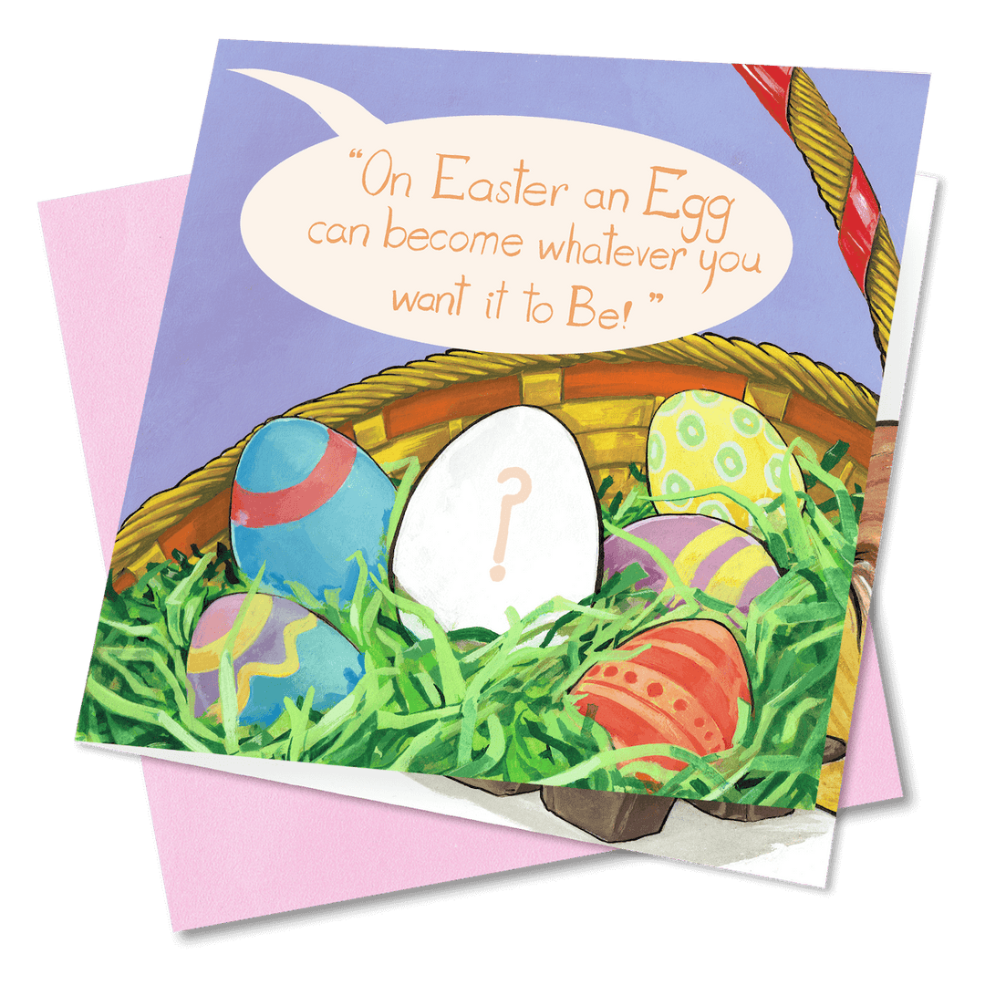 "Great Egg-spectations" - Queer Easter Greeting Card