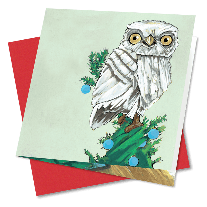 "Holiday Owl" - Christmas Card