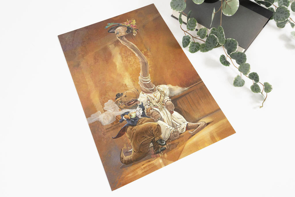 "The Dinosaur Dance" Print