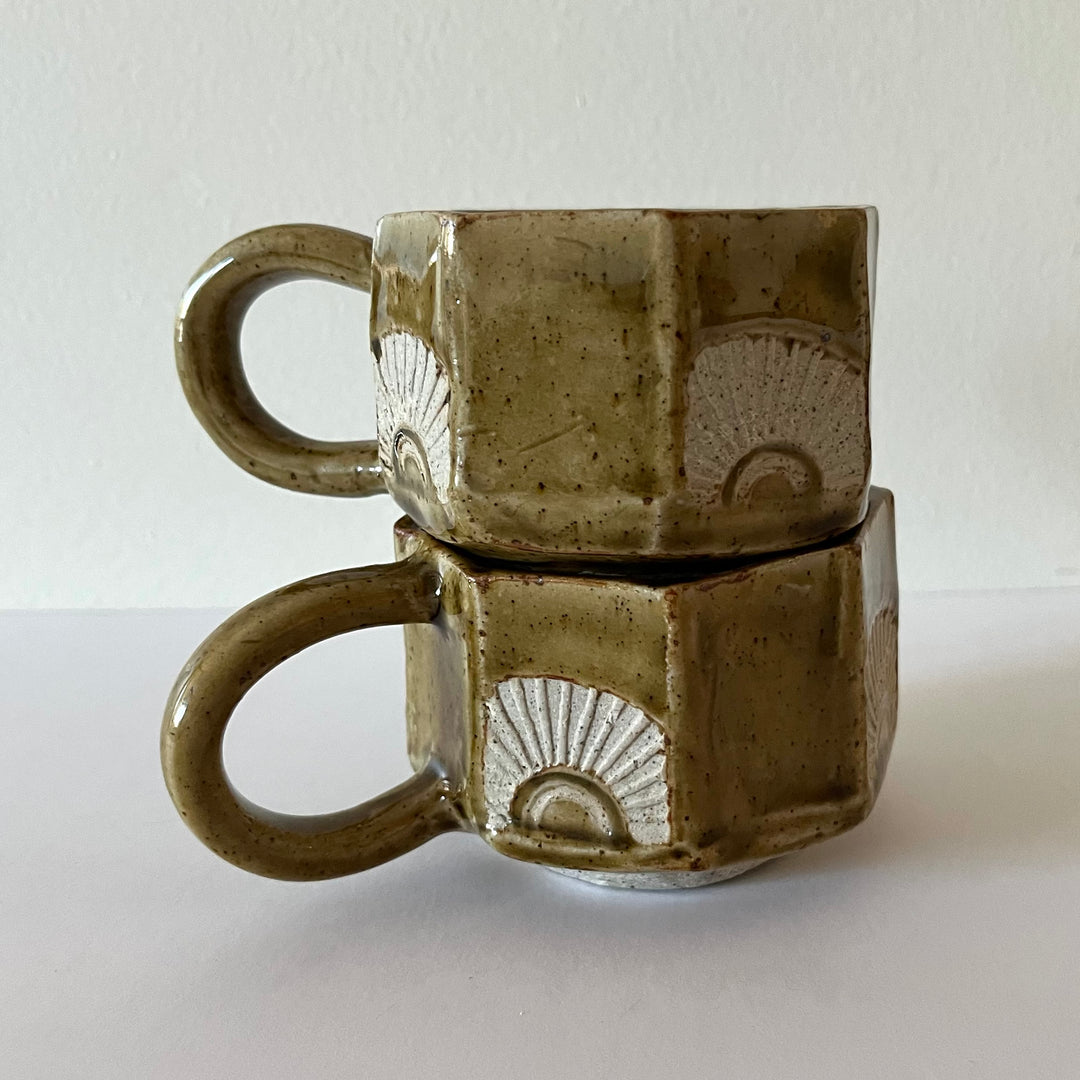 Sunrise Mug Set (2 x 180ml) Handmade Ceramic Mug