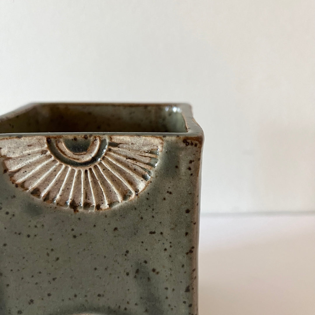 Sunrise Planter (360ml) Handmade Ceramic Plant Pot