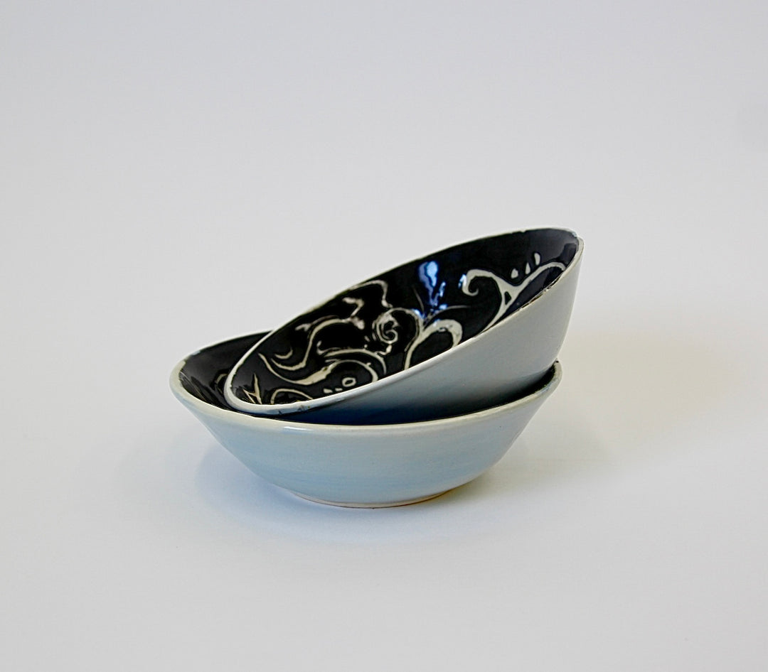 Abstract Bowl Blue