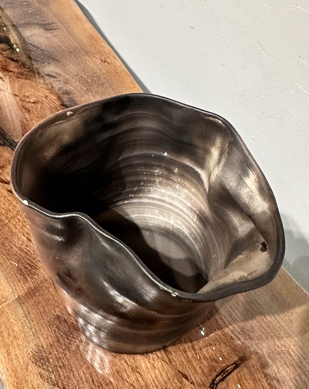 Saw Dust Fired Vase