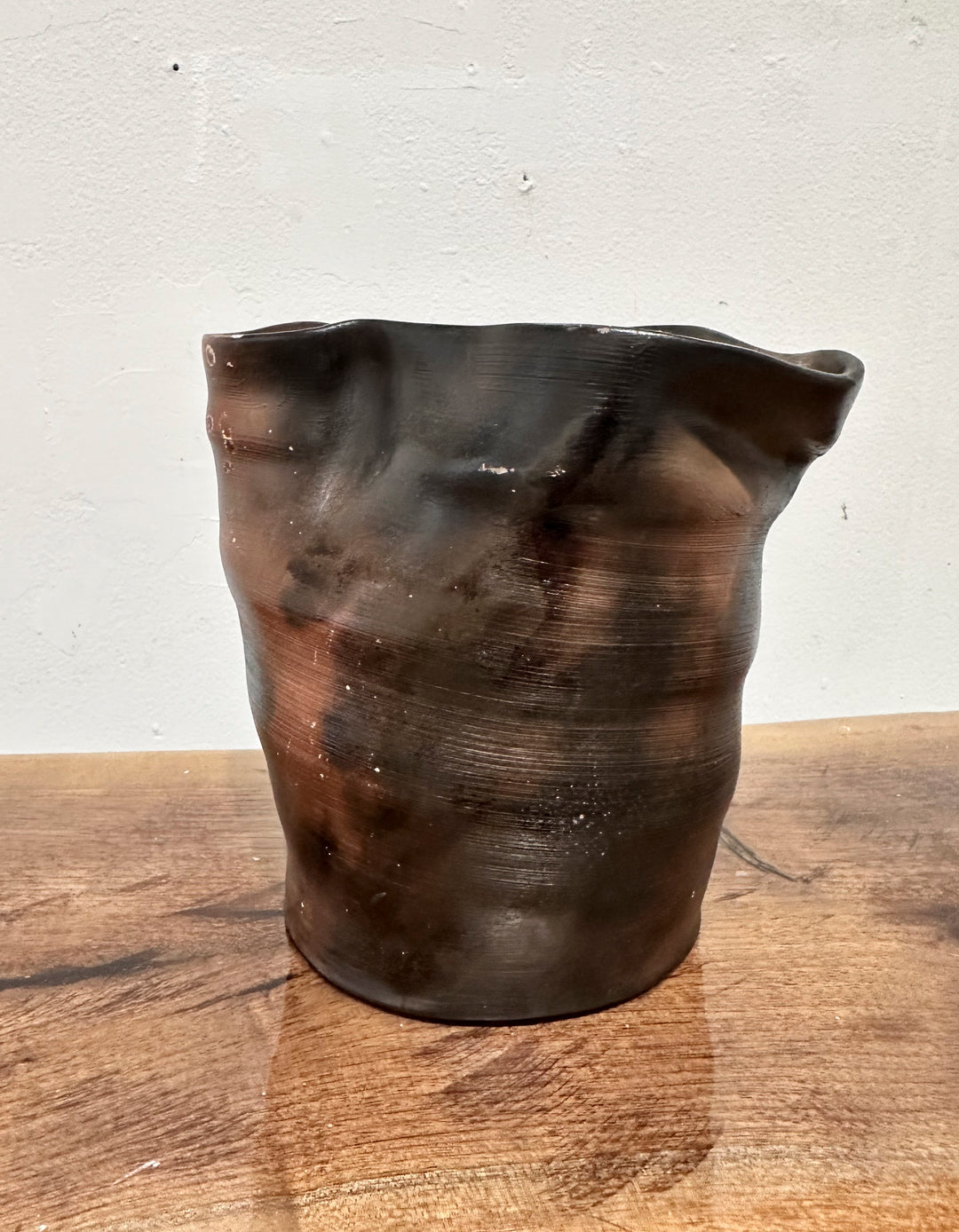 Saw Dust Fired Vase