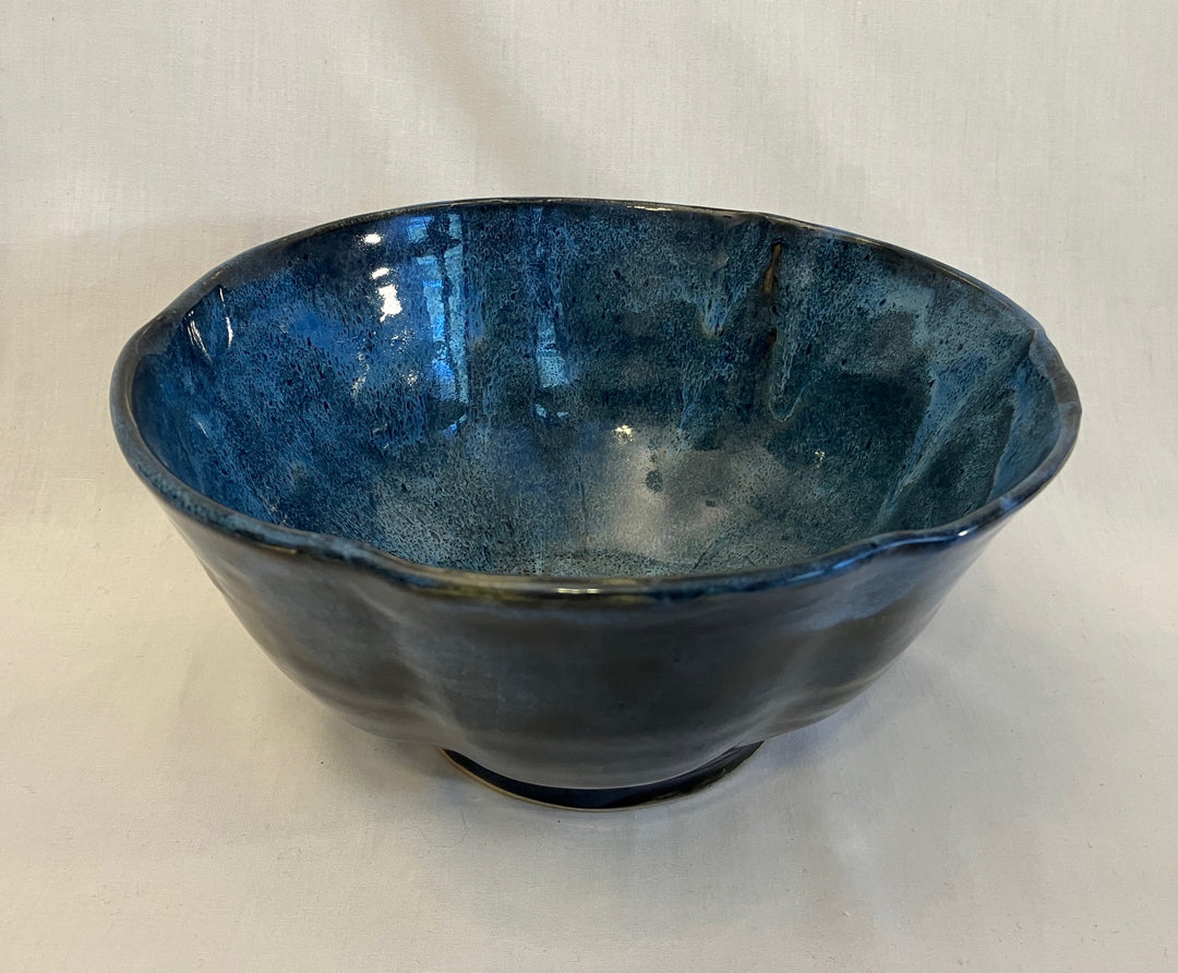 Blue gently shaped  bowl
